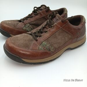 Taos Joyce Patchwork Driving Lace Up Oxford Suede Leather Shoes